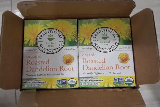 Trà từ rễ cây Bồ Công Anh hữu cơ, Dandelion root taraxacum officinale